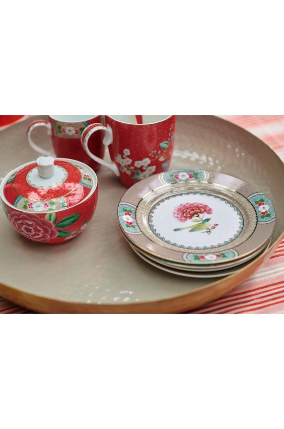 Konyha és bár Pip Studio desszert tányér Blushing Birds 17 cm 51.001.210 többszínű