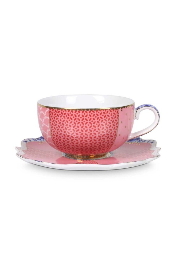Šalica za kavu s tanjurićem Pip Studio Royal Multi 125 ml šarena 51.004.026