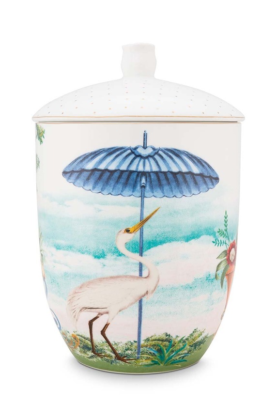 Pip Studio tartály fedővel Jolie Heron többszínű 51.009.031
