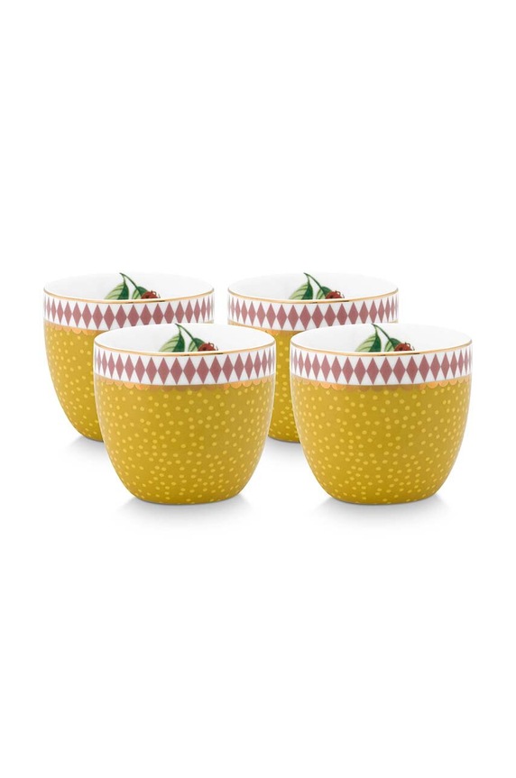 Pip Studio zestaw kieliszków na jajka La Majorelle 4-pack multicolor 51.011.036