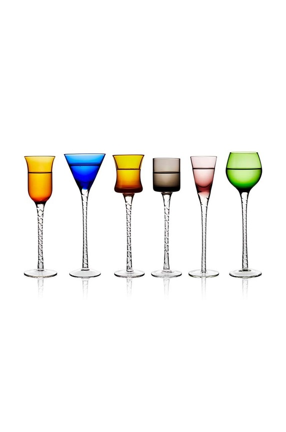 Lyngby zestaw kieliszków Aquavit 6-pack multicolor 27582