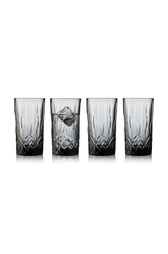 Lyngby pohár szett Sorrento 380 ml 4 db szürke 27784
