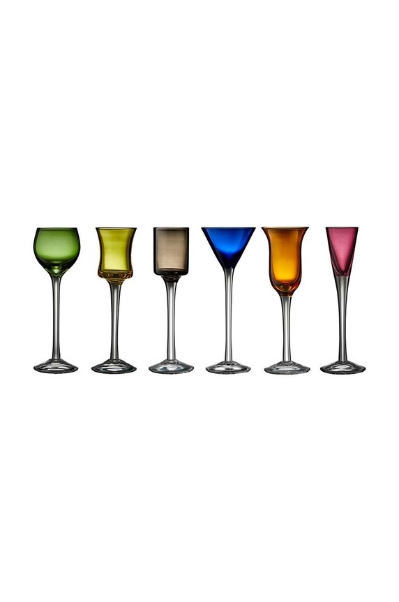 Lyngby zestaw kieliszków Aquavit 6-pack multicolor 916208
