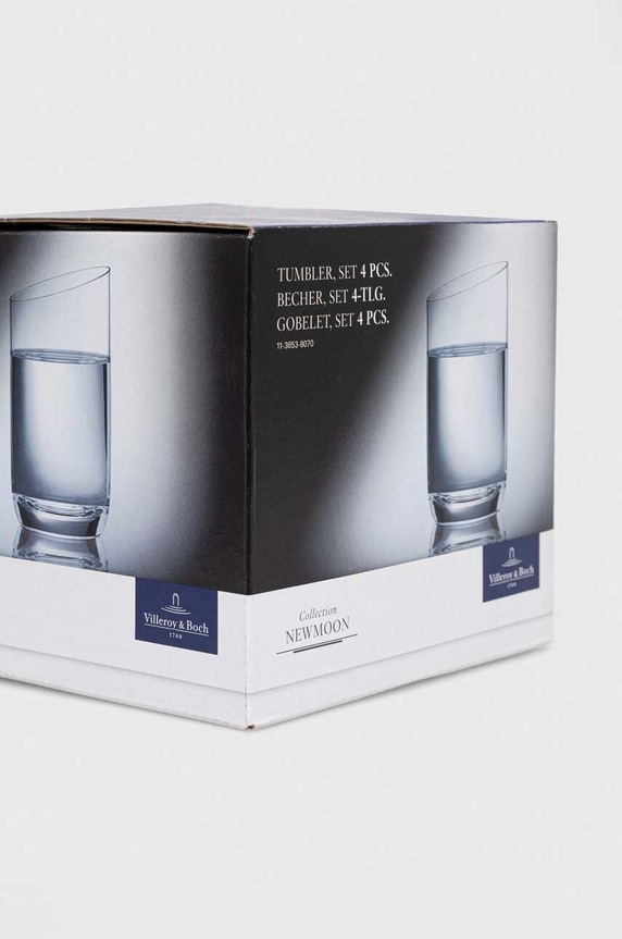 Κουζίνα και μπαρ Σετ ποτηριών Villeroy & Boch NewMoon 225 ml 4-pack 1136538070 διαφανή