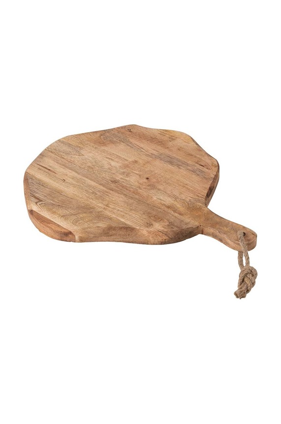 J-Line tagliere Round Organic Wood 32070 beige AA00