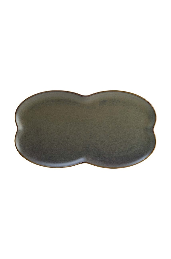 Sada mělkých talířů Bonna Gloire East 35 x 17 cm 6-pack zelená GOIEAT35DT.