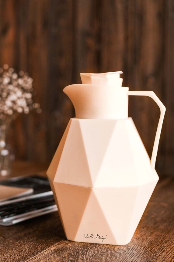 Akcesoria Vialli Design termos Geo 1 L 7480. beżowy