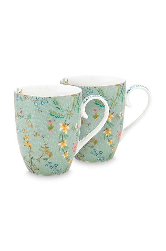 Set šalica Pip Studio Jolie Flowers 350 ml 2-pack šarena 51.002.249