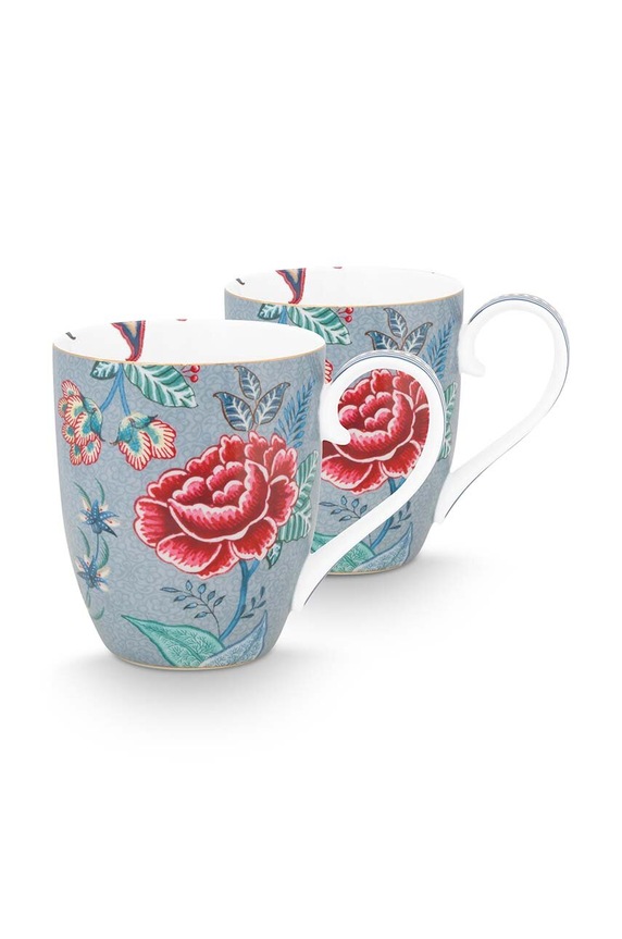 Pip Studio zestaw kubków Flower Festival 2-pack multicolor 51.002.314