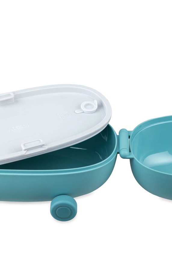 Alessi contenitore per spuntini Food a Porter turchese SA06.LAZ