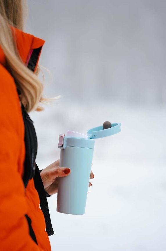 Vialli Design kubek termiczny 400 ml 8012. turkusowy