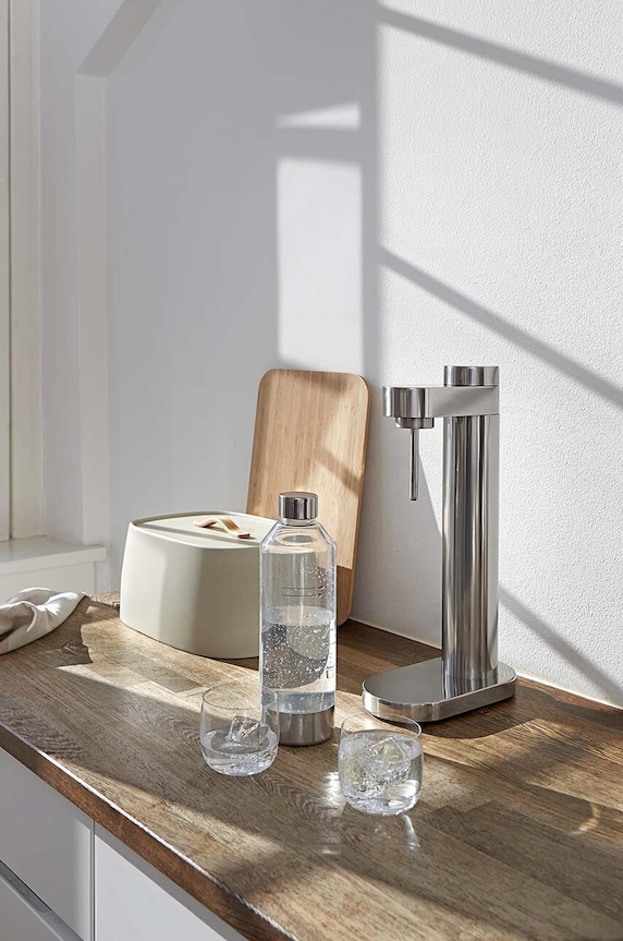 Lifestyle Παρασκευαστής ανθρακούχου νερού Stelton Brus 2100. γκρί