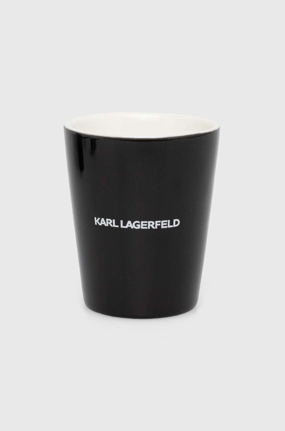 Karl Lagerfeld zestaw do kawy dla 4 os. 230W3967 czarny AA00