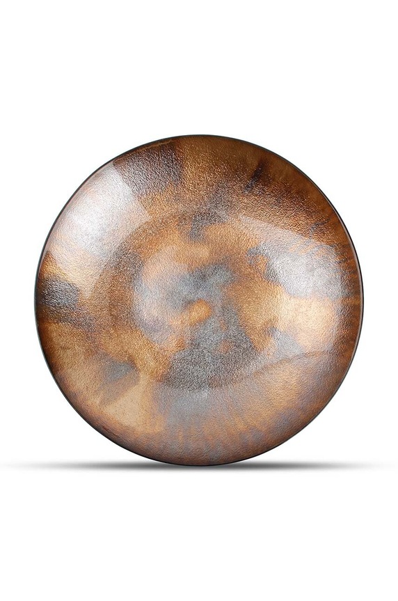 Salon i sypialnia S|P Collection miska dekoracyjna Cosmo 40 cm 800046 brązowy
