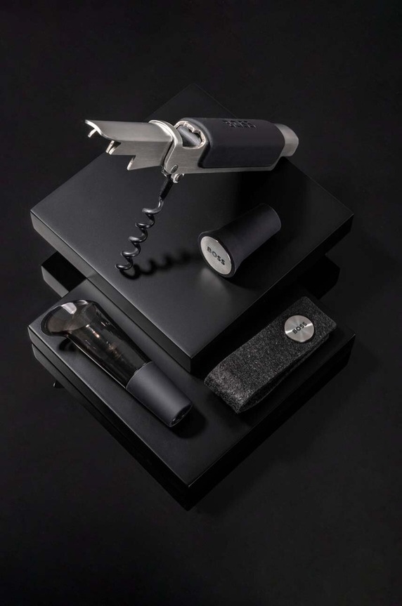 Hugo Boss borkészlet Iconic 4 db fekete HAV321A