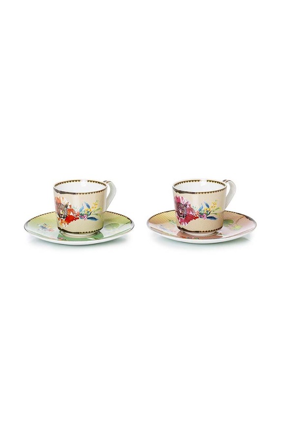 Σετ φλιτζάνια και πιατάκια Palais Royal 2-pack πολύχρωμο 37002