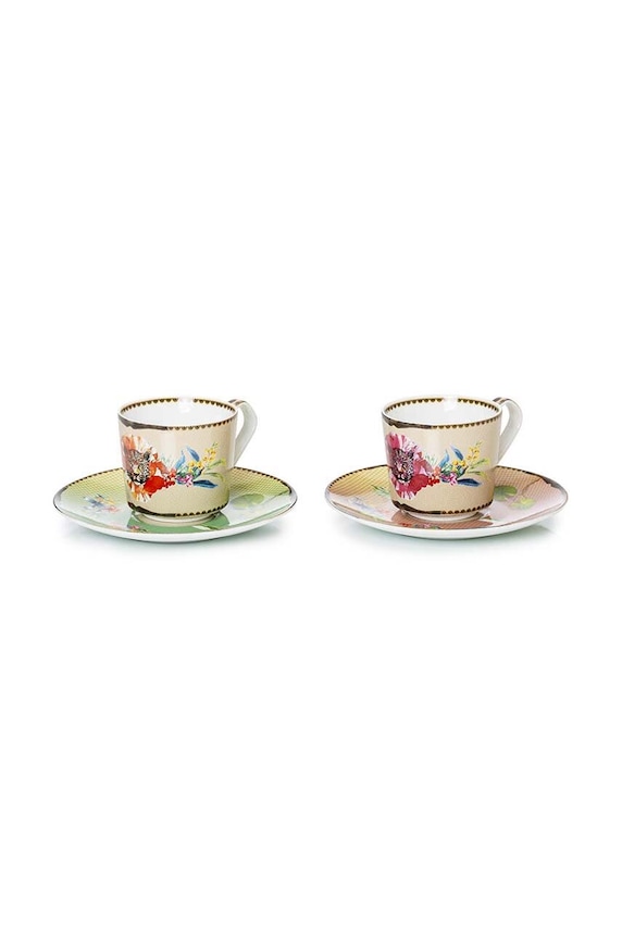 Σετ φλιτζάνια και πιατάκια Palais Royal 2-pack πολύχρωμο 37002