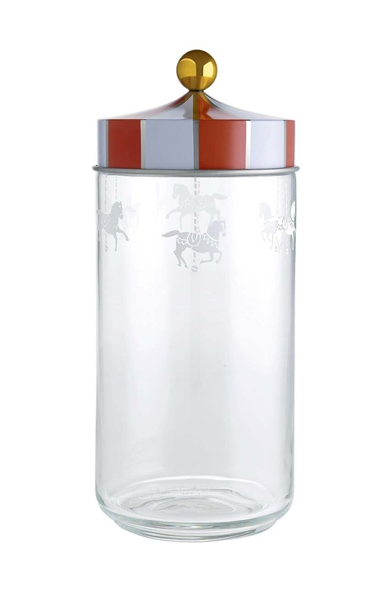 Alessi recipient cu capac Circus multicolor MW30/150