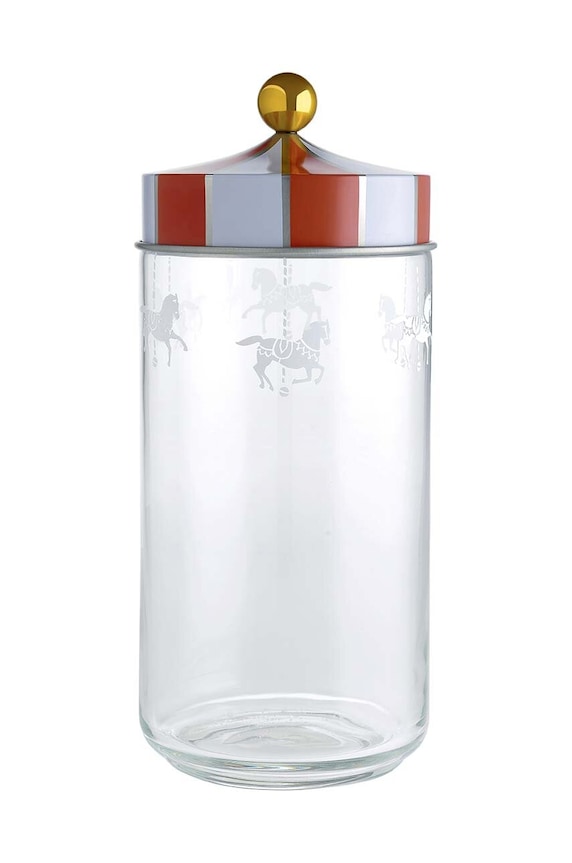 Alessi recipient cu capac Circus multicolor MW30/150