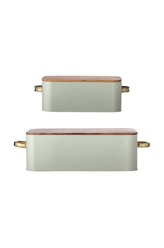 Bloomingville chlebak 2-pack turkusowy 97308182