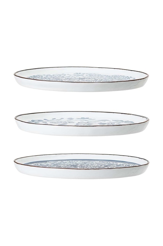 Bloomingville zestaw talerzy 3-pack 82045641 multicolor AA00