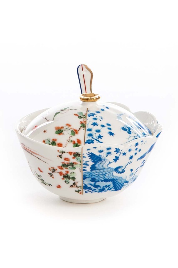 Seletti zuccheriera con cucchiaino Maurilia multicolore 09748