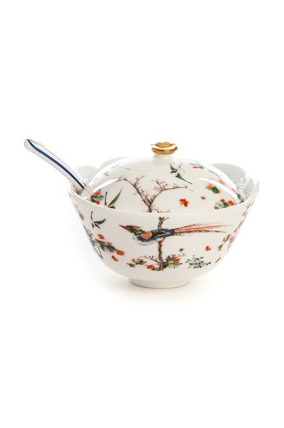 Seletti zuccheriera con cucchiaino Maurilia multicolore 09748