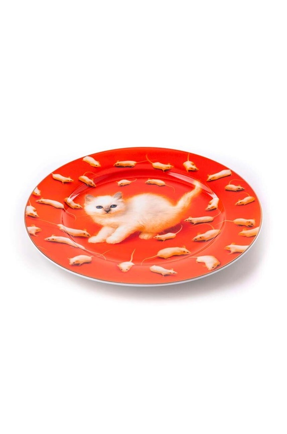 Seletti farfurie plată Kitten 27 cm 16915 multicolor AA00