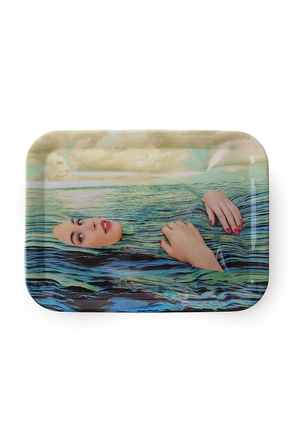 Декоративен поднос Seletti Seagirl многоцветен 19031