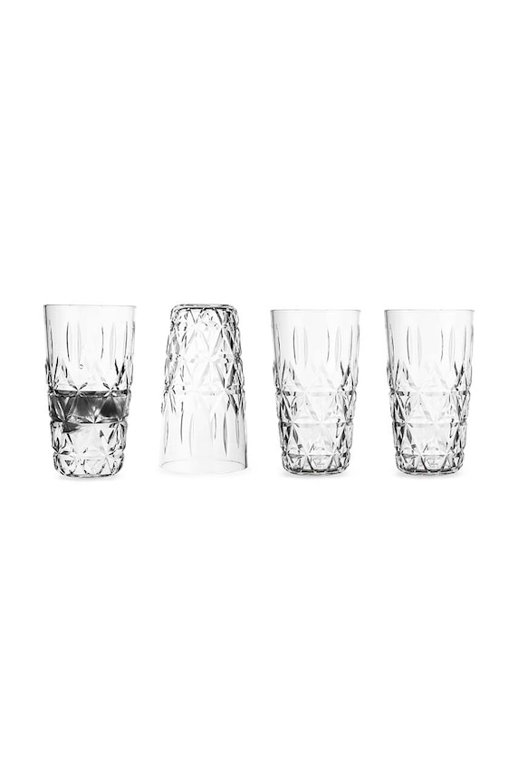 Σετ ποτηριών Sagaform Juni 400 ml 4-pack διαφανή 5017340