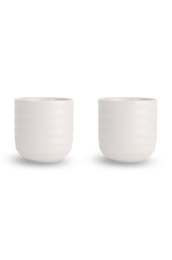 Sagaform set căni Ellen 180 ml 2-pack alb 5018344