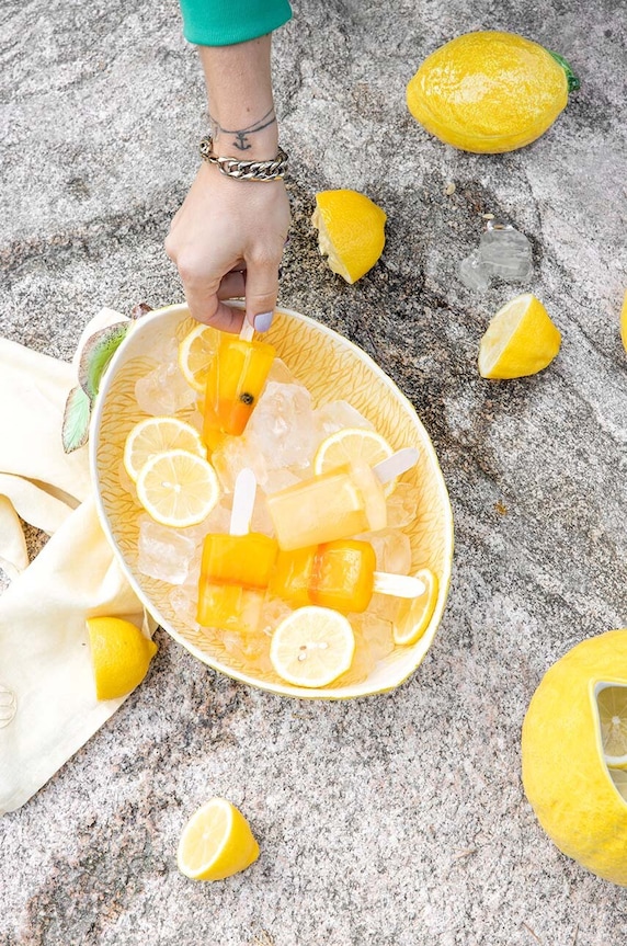 Byon tartály fedővel Lemon 5228624410 sárga AA00