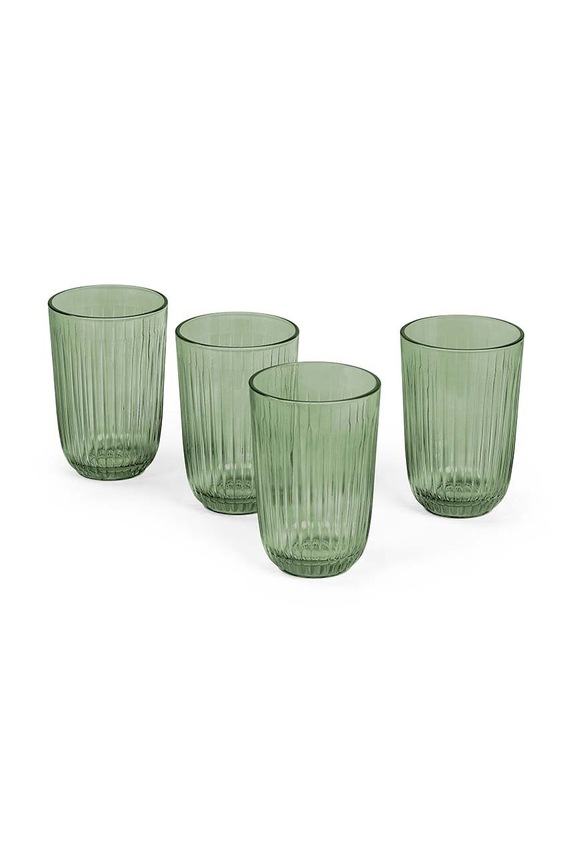 Kähler zestaw szklanek Hammershoi 370 ml 4-pack zielony 693073