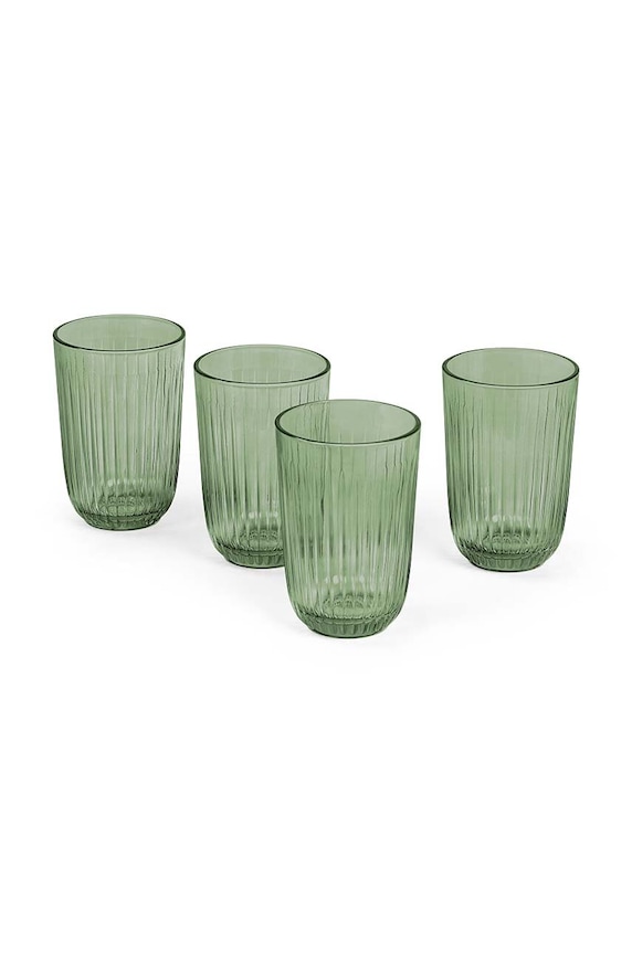 Kähler zestaw szklanek Hammershoi 370 ml 4-pack zielony 693073