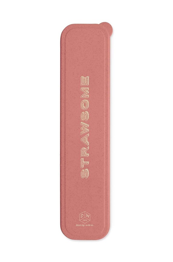 Set slamki sa četkicama za čišćenje Designworks Ink Strawsome 8-pack SSH.1006EU roza AA00