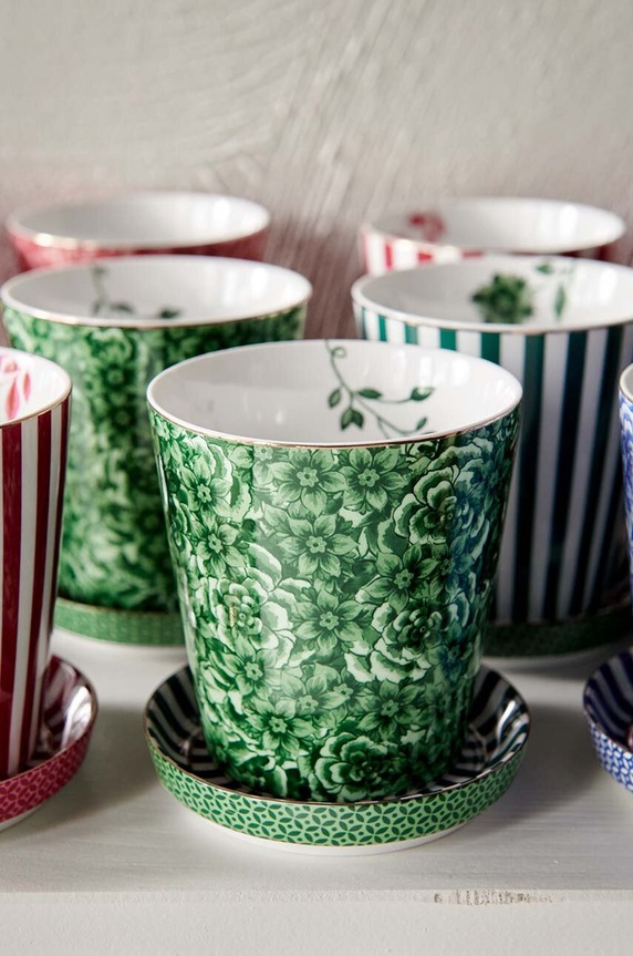 Pip Studio tazzina con piattino Royal Stripes 51002433