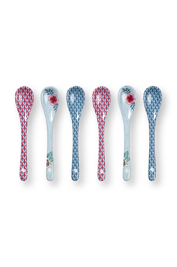 Pip Studio zestaw łyżeczek Oriental Flower Festival 6-pack 51020193 multicolor AA00