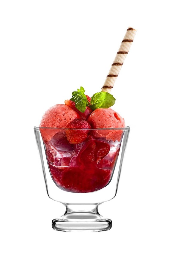 Konyha és bár Vialli Design desszert kehely Soho 250 ml 2 db 9002 áttetsző