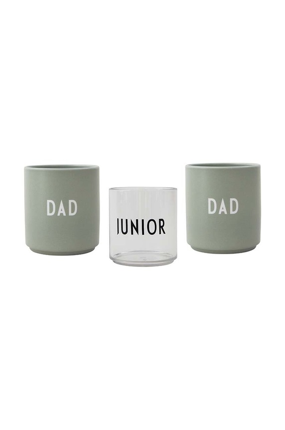 Σετ φλιτζάνια Design Letters Family Gift Box 175 ml 3-pack πολύχρωμο 10101010RAINBOWDAD