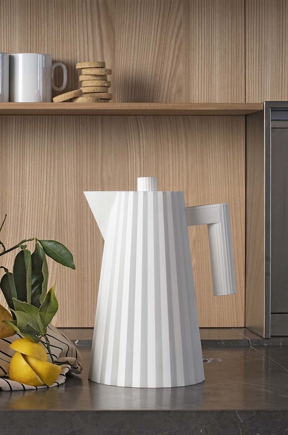 Alessi czajnik elektryczny Plisse 1,7 L MDL06.W biały AA00
