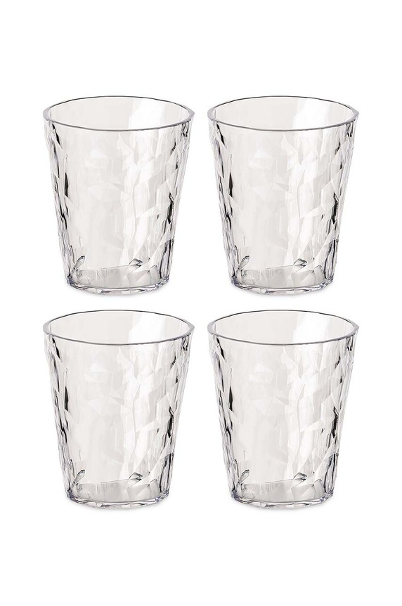 Sada pohárov Koziol Club No. 1 Superglas 4-pak priesvitná 4409535