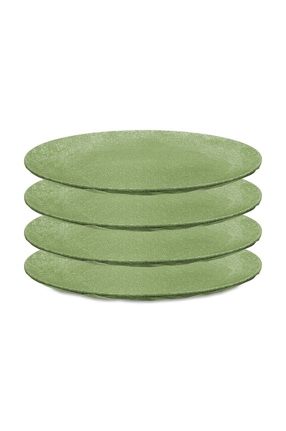 Sada jídelních talířů Koziol Club Organic Nature 26 cm 4-pack zelená 5005703