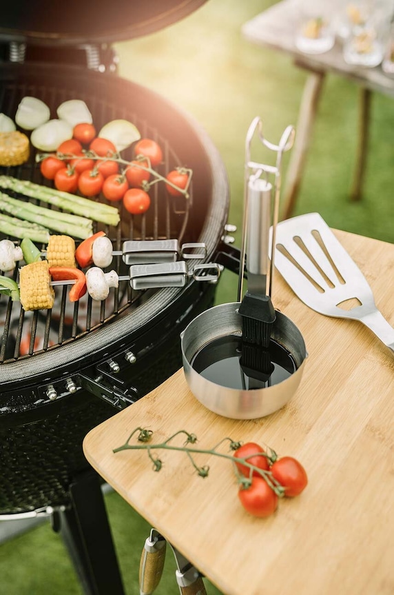 Dorre zestaw miska i pędzelek do marynowania BBQ multicolor 5.8594