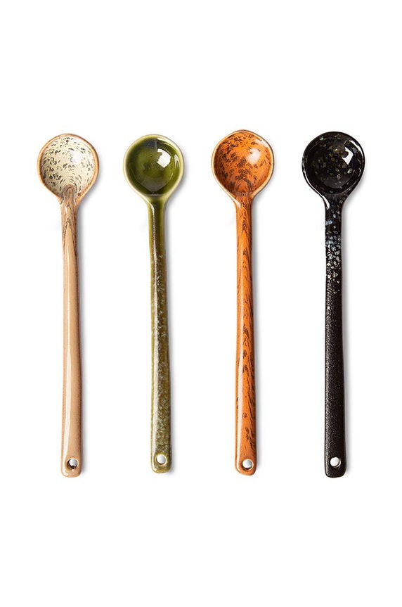 Hkliving zestaw łyżeczek 4-pack multicolor ACE7088
