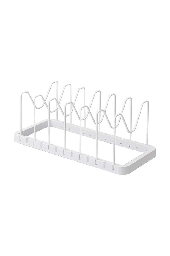Yamazaki organizer do szuflady na pokrywki Tower biały 3840