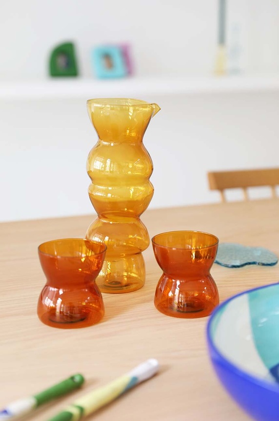 Σετ ποτηριών &k amsterdam Totem 300 ml 2-pack 353.04 πορτοκαλί AA00