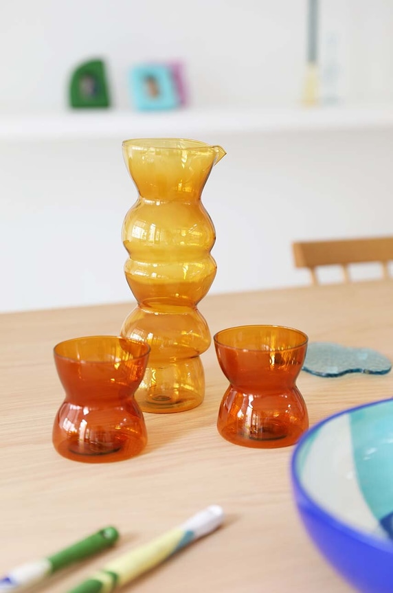 Σετ ποτηριών &k amsterdam Totem 300 ml 2-pack 353.04 πορτοκαλί AA00