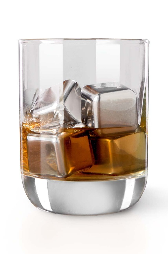 Kuhinja i bar Kocke za viski Vacu Vin Whiskey Stones 2,6 x 2,6 cm 4-pack 18603606 siva