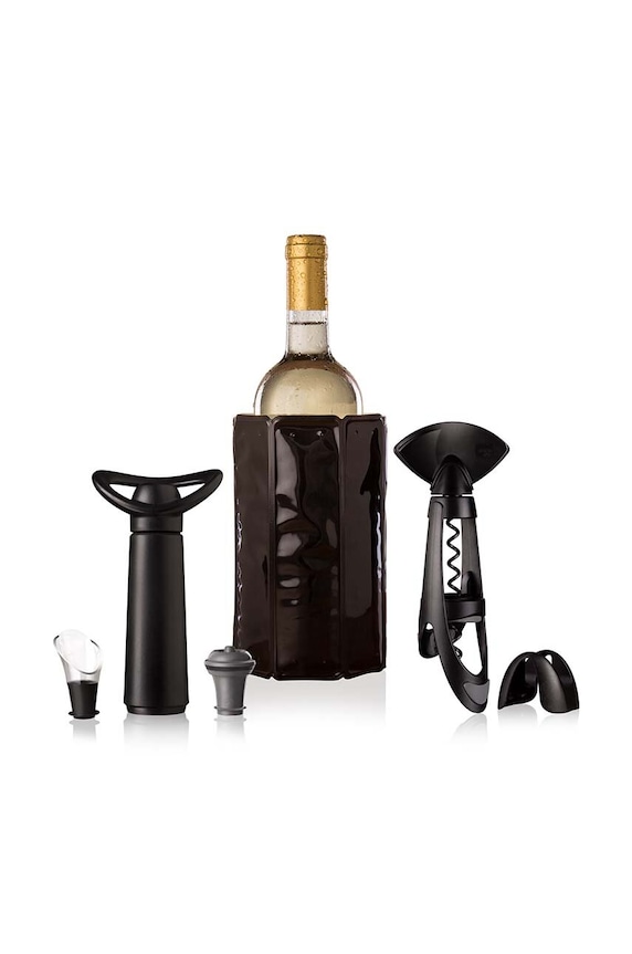 Vacu Vin borkészlet fekete 3890360