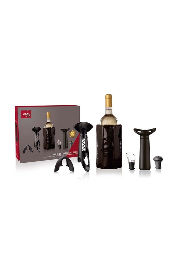 Vacu Vin borkészlet 3890360 fekete AA00